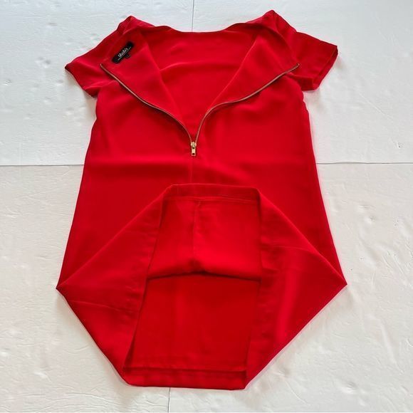 Lulus Shift and Shout‎ Red Shift Dress SMALL - Picture 8 of 12